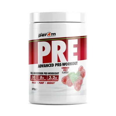 Pre-Workout Stim Cherry Fizz - 570g (30 Servings)