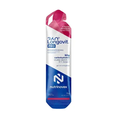 Energy Gel Nutrinovex Longovit Energy Gel 360 Forest Fruits 50g