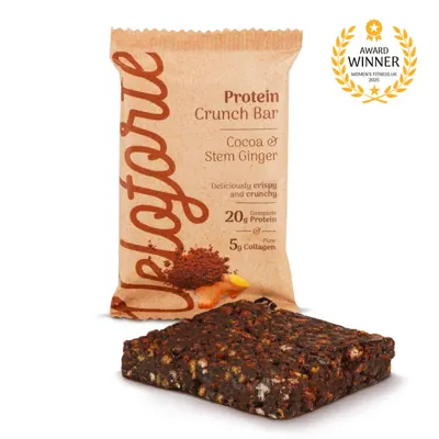 Cocoa & Stem Ginger High Protein Crunch Bar - 12