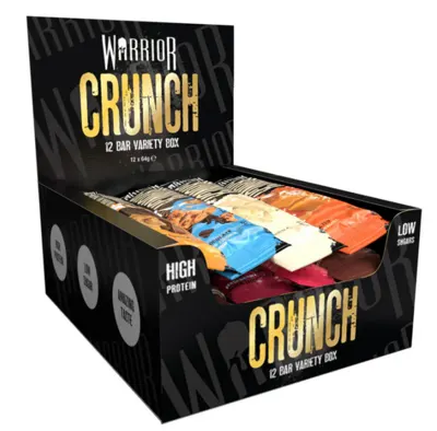 Warrior Crunch Protein Bars - 12 x 64g Box (Clearance)