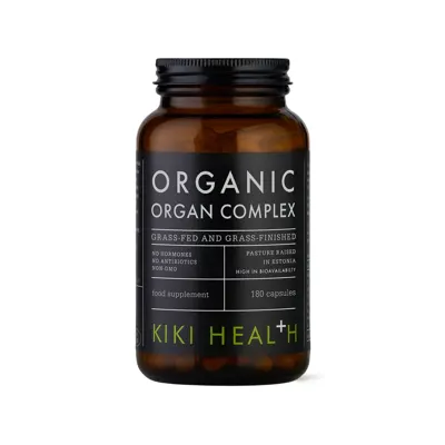 Kiki Health Organic Beef Liver - 180 Vegicaps - Beef Organ