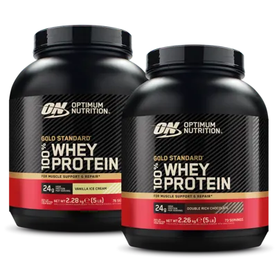 2x Gold Standard 100% Whey Protein (2kg)