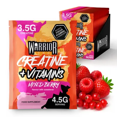 Warrior Creatine Plus Vitamins – Sachet Pack (15 Sachets)