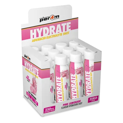Hydrate Shots Pink Lemonade - Box of 12