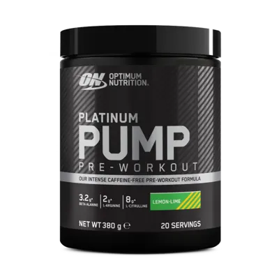 Platinum Pump Pre-Workout Caffeine-Free Powder - 380g (20 Servings) - 380 g (20 servings)