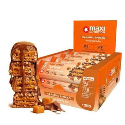 Caramel Spread Waffle Protein Bars 12 x 39g