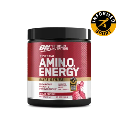 Essential Amin.O. Energy Powder - Elite Series - Fruit Fusion - 270g (30 Servings) - 270 g (30 servings)
