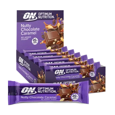 Nutty Chocolate Caramel Protein Bar - 20g high protein - 1 bar x 70 g