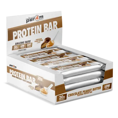 Protein Bars Chocolate Peanut Butter - Box of 12