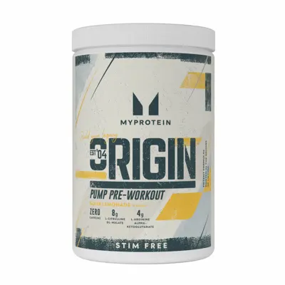 Origin Pump Pre-Workout | Stim & Caffeine-Free - 750G - 30servings