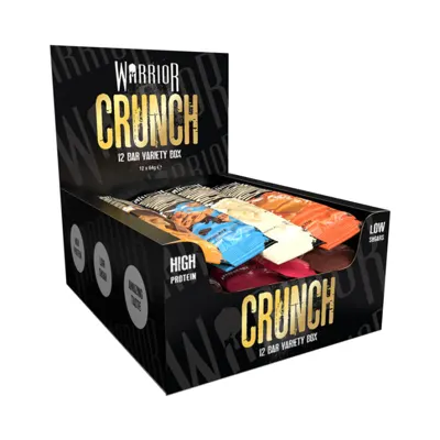 Warrior Crunch Protein Bars - 12 x 64g Box