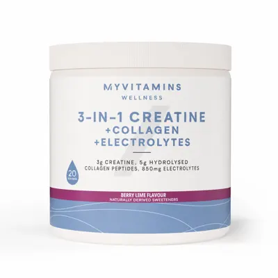 3-in-1 Creatine + Collagen + Electrolytes - 237G - 20servings