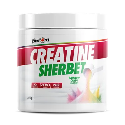 Creatine Sherbet Rainbow Candy - 310g (100 Scoops)