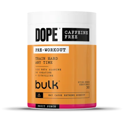 Dope Pre-Workout Caffeine Free - 1020g