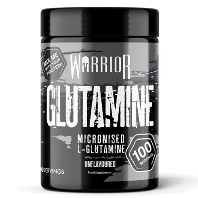 Warrior Glutamine Powder - 500g Tubs (100 Servings)