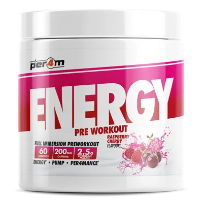 Energy Pre-Workout Raspberry Cherry - 390g