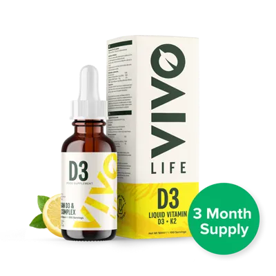 Liquid Vitamin D3 & K2 - 100 Servings