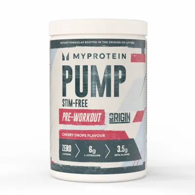 Origin Pump Pre-Workout | Stim & Caffeine-Free - 630G - 30servings
