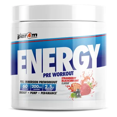 Energy Pre-Workout Strawberry Blackcurrant - 390g