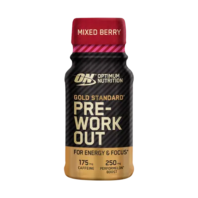 Gold Standard Pre-Workout Shot - 60ml (175mg caffeine) - 1 bottle x 60 ml