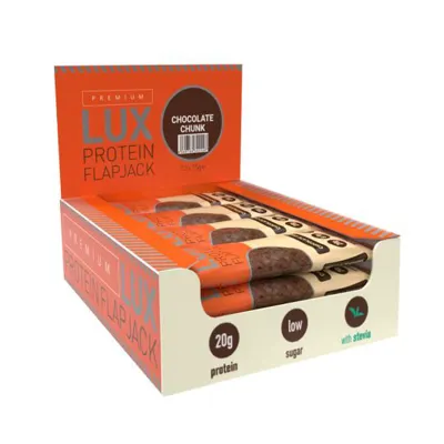 Premium Lux Protein Flapjacks - 12 Bars