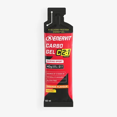 Enervit Carbo Gel C2:1Pro - Orange energy gel - 60 ml