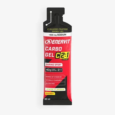Enervit Carbo Gel C2:1Pro - Lemon with sodium - 60 ml
