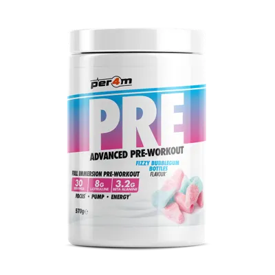 Pre-Workout Stim Fizzy Bubblegum Bottles - 570g